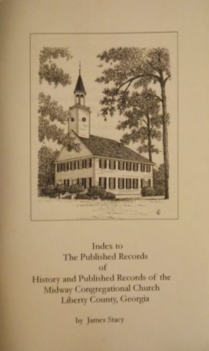 Index to the Published Records of Midway Congregational Church